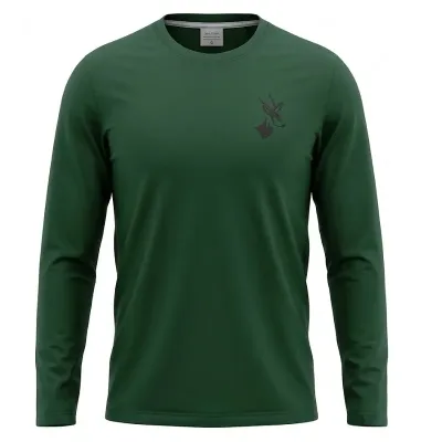 Knebl - Triko s dlouhým rukávem srnec černý