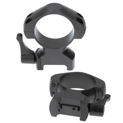 BAUER Montážní sada d=30 mm, Standard (Výška=15mm, pro Weaver, rychloupínák, ocel)