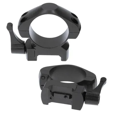 BAUER Montážní sada d=30 mm, Nízká (Výška=6,7 mm, pro Weaver, rychloupínák, ocel)