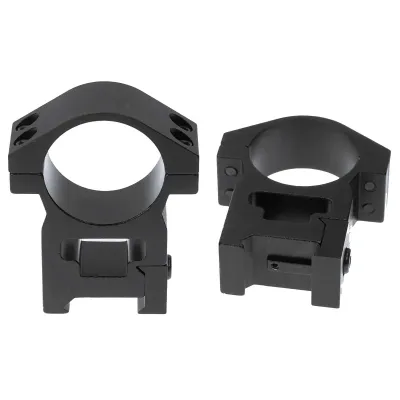 BAUER Montážní sada d=30 mm, Vysoká (Výška=24,5mm, pro Weaver, Stop-Pin, hliník)