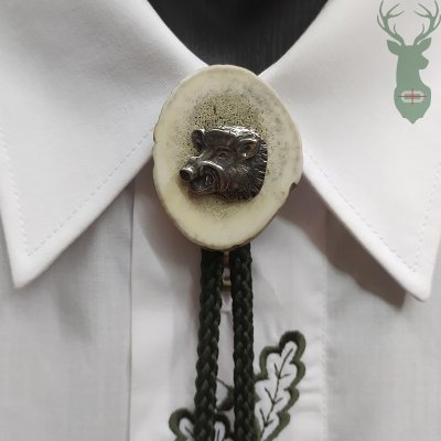 Myslivecká kravata Bolo - Divočák III