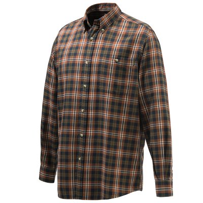 Wood Flannel košile - Tobacco