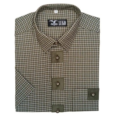 LUKO pánská košile krátký rukáv 034230