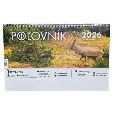 Obrázkový stolní kalendář 2026