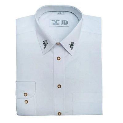 LUKO pánská obleková košile s výšivkou 232108 - SLIM FIT