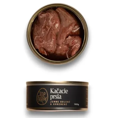 Kachní prsa jemně solená & kořeněná
