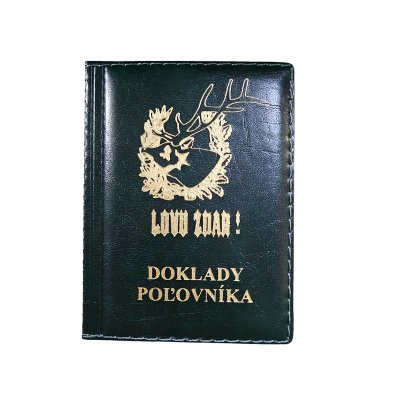 Pouzdro na doklady LUX - zelené