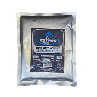 Estass Tuňákové kousky ve slunečnicovém oleji 650g