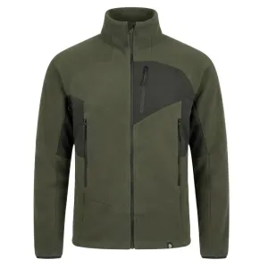Northfinder Salva pánská flicová mikina - blackdarkgreen