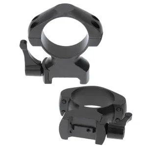 BAUER Montážní sada d=30 mm, Standard (Výška=15mm, pro Weaver, rychloupínák, ocel)