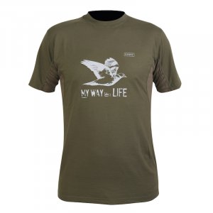 BRANDED T-SHIRT RINGDOVE - holub hřivnáč - tričko