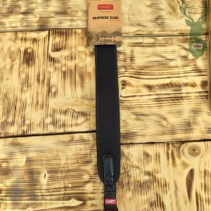 NEOPRENE-PAD SLING - c.Black neoprene - řemen na pušku bez poutka