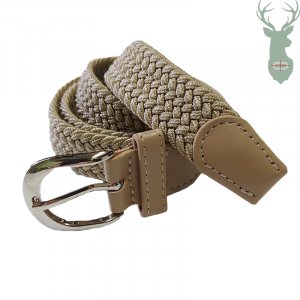 Elastický opasek BEIGE - úzky