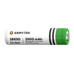 Baterie Armytek 18650 Li-Ion s PCB 3500 mAh
