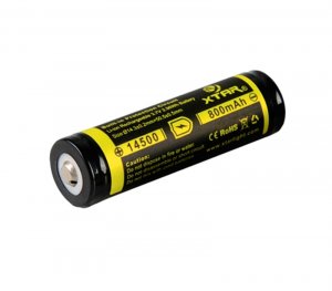 Xtar 14500 800mAh Li-ion 3,7V, chráněn
