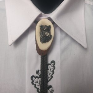 Myslivecká kravata Bolo - Divočák-IV