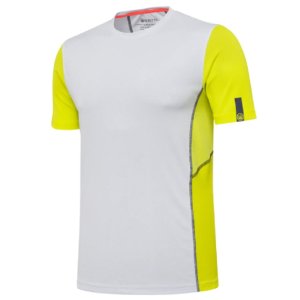 Ice Power polo triko - Ice grey & Sulphur spring