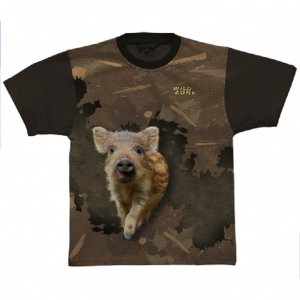Wild Zone - Triko se vzorem divočák zelené