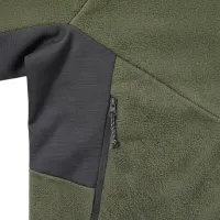 Northfinder Salva pánská flicová mikina - blackdarkgreen