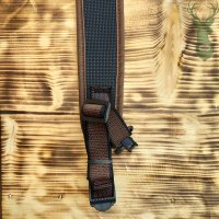 NEOPRENE-PAD SLING-Dark Olive neoprene-řemen na pušku s poutkem