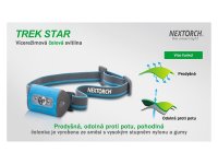 Multifunkční čelová svítilna TREK STAR
