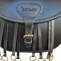 Myslivecká kožená kapsa BROWN