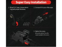 Zasádka - OWL NV N7 Dual přísvit - 940nm + 850nm Zvětšení 1x!