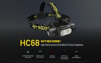Nitecore HC68 - Svítilna  čelovka
