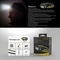 Nitecore HC65 UHE - Svítilna čelovka