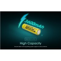 Nitecore 18650 Li-ion baterie 3600mAh