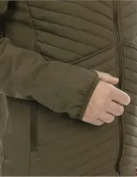 IBICE HOODIE Hybrid kabát - Dark Olive