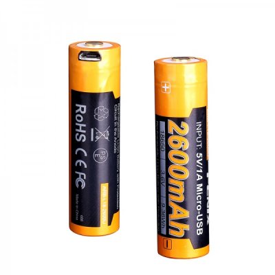 Dobíjecí USB-C baterie Fenix 18650 2600 mAh (Li-Ion)